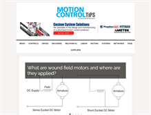 Tablet Screenshot of motioncontroltips.com